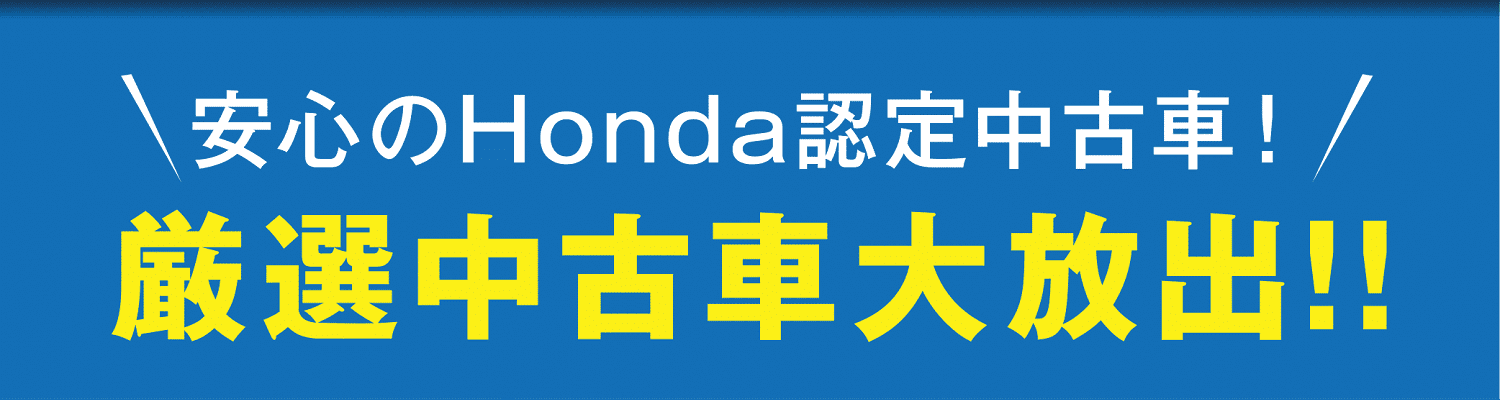 厳選中古車大放出‼